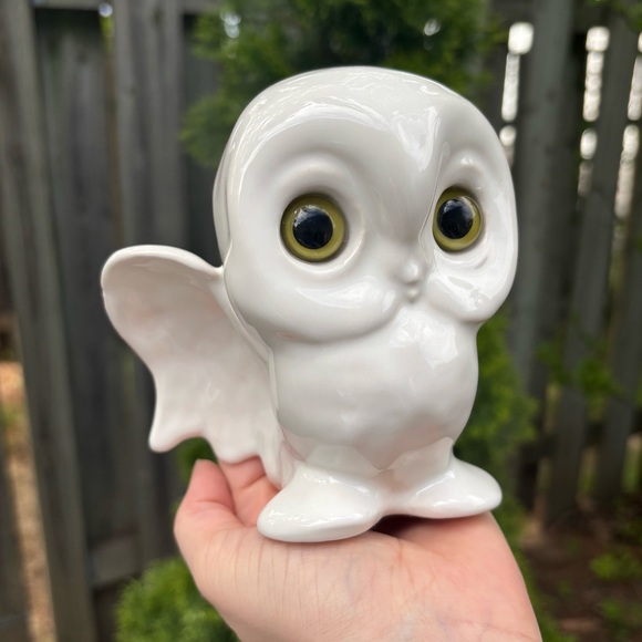 Other - “The Collectables” Made In Canada Canadiana Pottery Ceramic White Owl